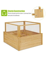 Raised Garden Bed Wooden Garden Box