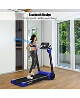 Costway 2.25HP Folding Electric Motorized Treadmill With Speaker