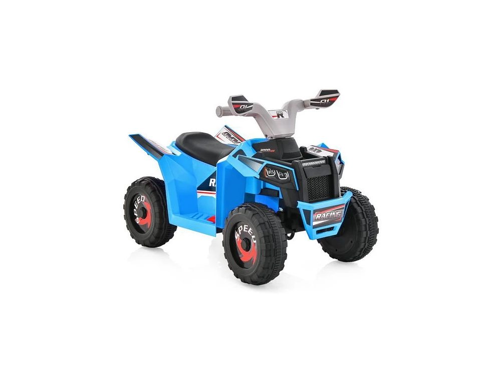 Slickblue Kids Ride on Atv 4 Wheeler Quad Toy Car with Direction Control