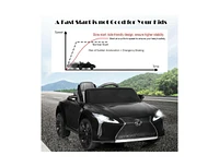 Slickblue Kids Ride Lexus LC500 Licensed Remote Control Electric Vehicle