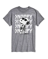 Hybrid Apparel Snoopy Rock Name Repeat Men's Short Sleeve Tee