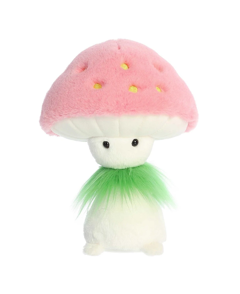 Aurora Small Strawberry Fungi Friends Vibrant Plush Toy Pink 9"