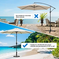Heavy Duty Market Umbrella Stand for Outdoor Use