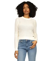 Michael Michael Kors Women's Crewneck Mesh Sweater