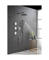 Complete Shower System with Multiple Components