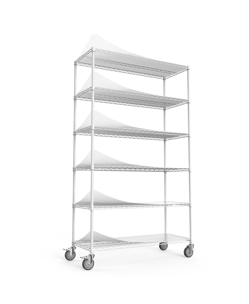 Streamdale Furniture Height Adjustable Metal Garage Storage Shelves