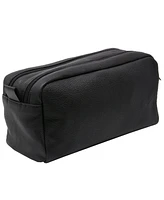 AlpineSwiss Sedona Toiletry Bag Genuine Leather Shaving Kit Dopp Travel Case