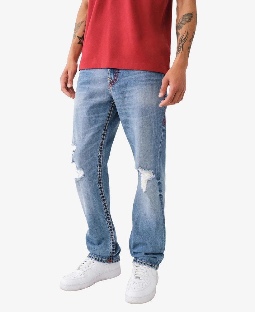 True Religion Men's RickyFlap Super T Straight Jean