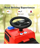 Sugift Licensed Mercedes Benz Kids Fire Engine Racer