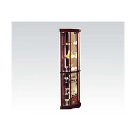 Streamdale Furniture Huxley Curio Cabinet in Cherry