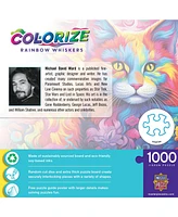 MasterPieces Puzzles MasterPieces Colorize - Rainbow Whiskers 1000 Piece Jigsaw Puzzle