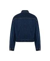 Nocturne Women's Seashell Designed Jean Jacket