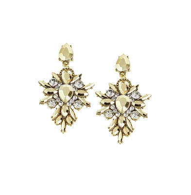 Sohi Women's Regal Drop Earrings