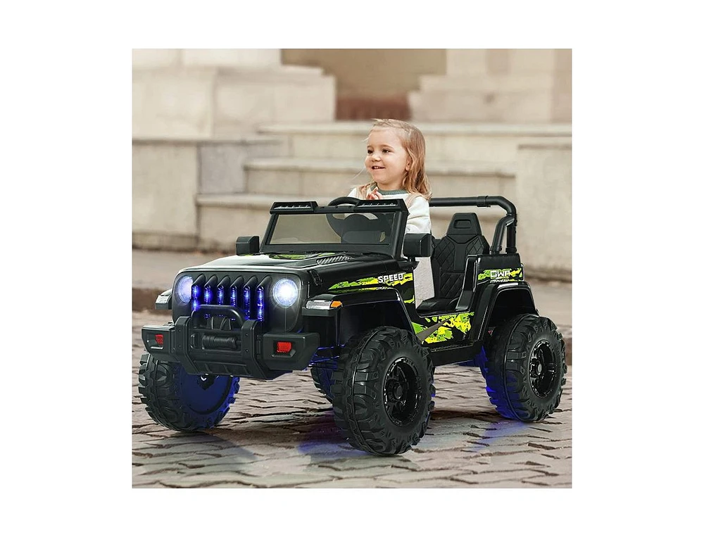 Slickblue 12V Kids Ride-on Jeep Car with 2.4 G Remote Control