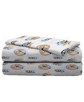 Saturday Park Bluey Rainbow the Clouds Queen 100% Organic Cotton Sheet Set