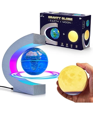 Usa Toyz Gravity Globe Earth + Moon Balls With C Frame Set