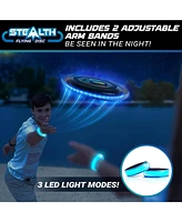 Usa Toyz Stealth Led Flying Disc - Black/Blue