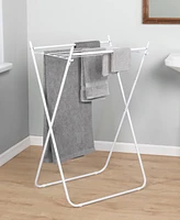 Honey Can Do White Metal Collapsible Clothes Drying Rack