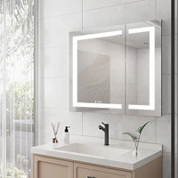 Streamdale Furniture Led Vanity Mirror Medicine Cabinet, 36x30 Inch