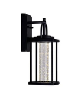 Cwi Lighting 13.9" Metal Greenwood Led Outdoor Wall Lantern