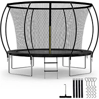 Streamdale Furniture 12FT Recreational Trampoline with Enclosure Net - Astm Approved