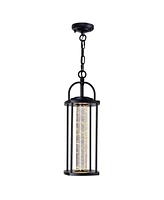 Cwi Lighting 19.7" Metal Greenwood Led Outdoor Pendant