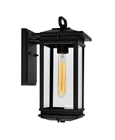 Cwi Lighting 14" Metal Oakwood 1 Light Outdoor Wall Lantern