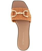 BCBGeneration Women's Lorma Raffia Slide Flat Sandals