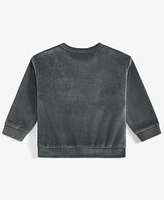 First Impression Baby Boys Solid Velour Sweatshirt, Created for Macy's