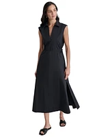 Dkny Jeans Women's Back-Cut-Out Sleeveless Maxi Dress