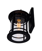 Cwi Lighting 10.8" Metal Belmont 1 Light Outdoor Wall Lantern