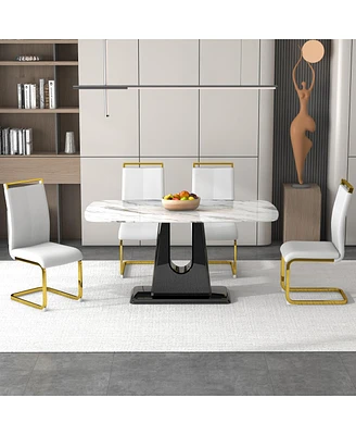 Streamdale Furniture 1 table and chairs. Modern