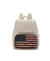 Mkf Collection Regina Printed Patriotic Backpack by Mia K