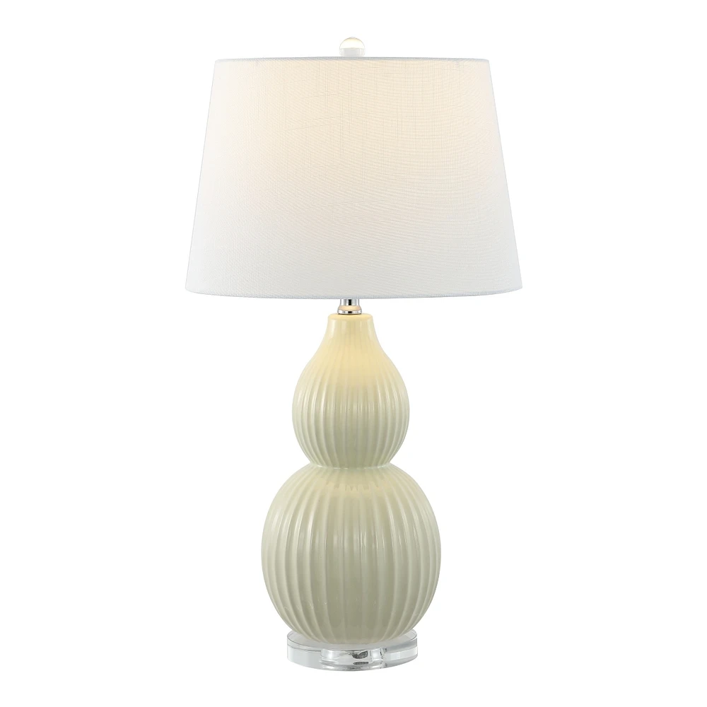 Jonathan Y Thatcher Ceramic Led Table Lamp