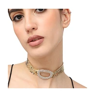 Sohi Women's Bling Choker Necklace