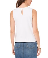 Vince Camuto Women's Keyhole-Back Ribbed Sleeveless Sweater