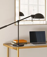 Hudson & Canal Dexter 23.25" Tall Boom Arm Table Lamp with Metal Shade