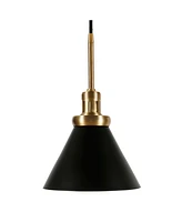 Hudson & Canal Zeno 8.5" Wide Pendant with Metal Shade