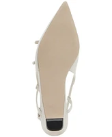 Steve Madden Women's Peony Strappy Pointed-Toe Slingback Flats