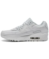 Nike Big Kids Air Max 90 Leather Running Sneakers from Finish Line