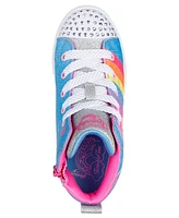 Skechers Little Girl's Twinkle Toes: Twinkle Hearts - Heart Pop Light Up Casual Sneakers from Finish Line