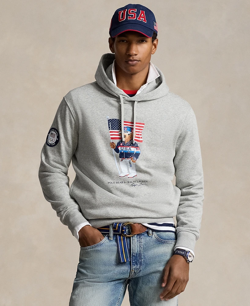 Polo Ralph Lauren Men's Team Usa Bear Fleece Hoodie