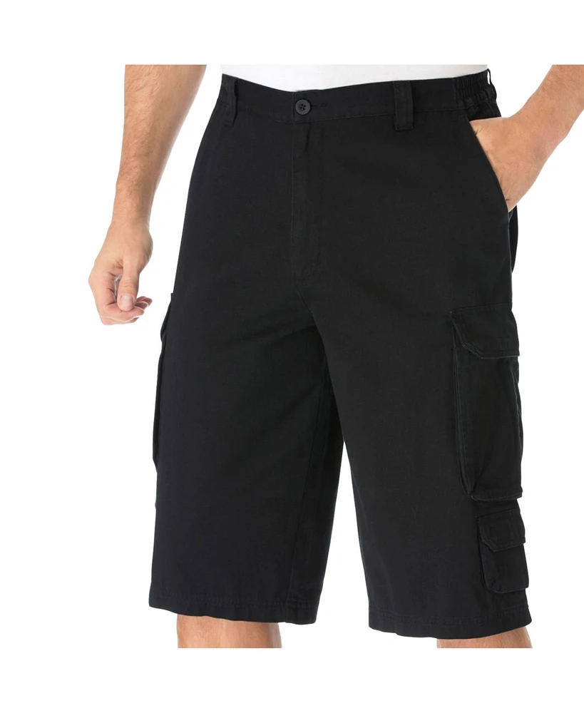 KingSize Big & Tall 14" Side Elastic Cargo Shorts