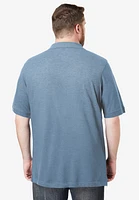 KingSize Big & Tall Shrink-Less Pique Polo Shirt