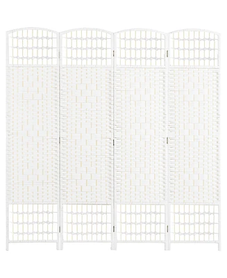 Homcom Panel Room Divider Folding Privacy Screen 5.6' Room Separator