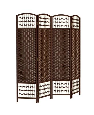 Homcom Panel Room Divider, Folding Screen, 5.6