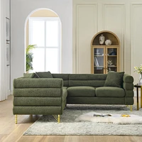 81.5" Oversized L-Shaped Sectional Sofa Cover - 5-Seater