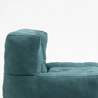 Bean bag and ottoman set for adults and kids