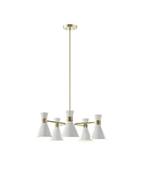 Streamdale Furniture Ezra 5-Light Metal Chandelier