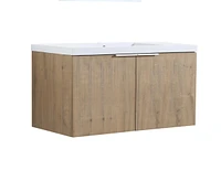 36" Modern Design Bathroom Vanity with Sink, Soft Close Doors